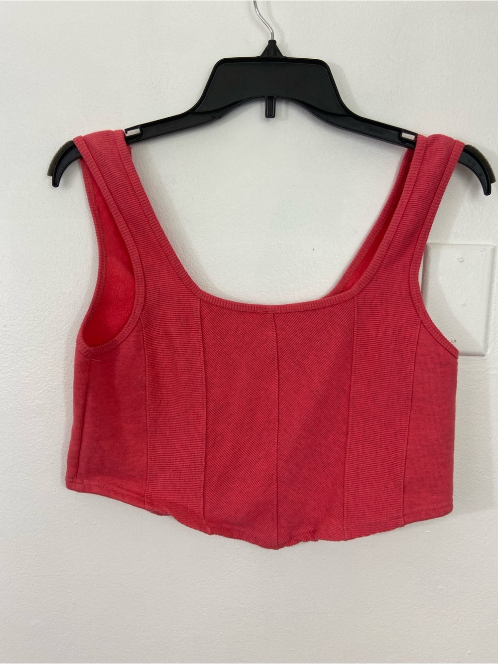 Free People Movement Set 2 Piece For The Win Wide Leg Pants & Crop Tank Pink M - Picture 3 of 14